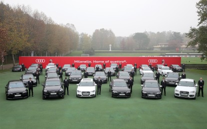 Audi con trazione integrale quattro per l’A.C. Milan