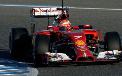 Prima giornata di test F1 a Jerez a favore della Ferrari