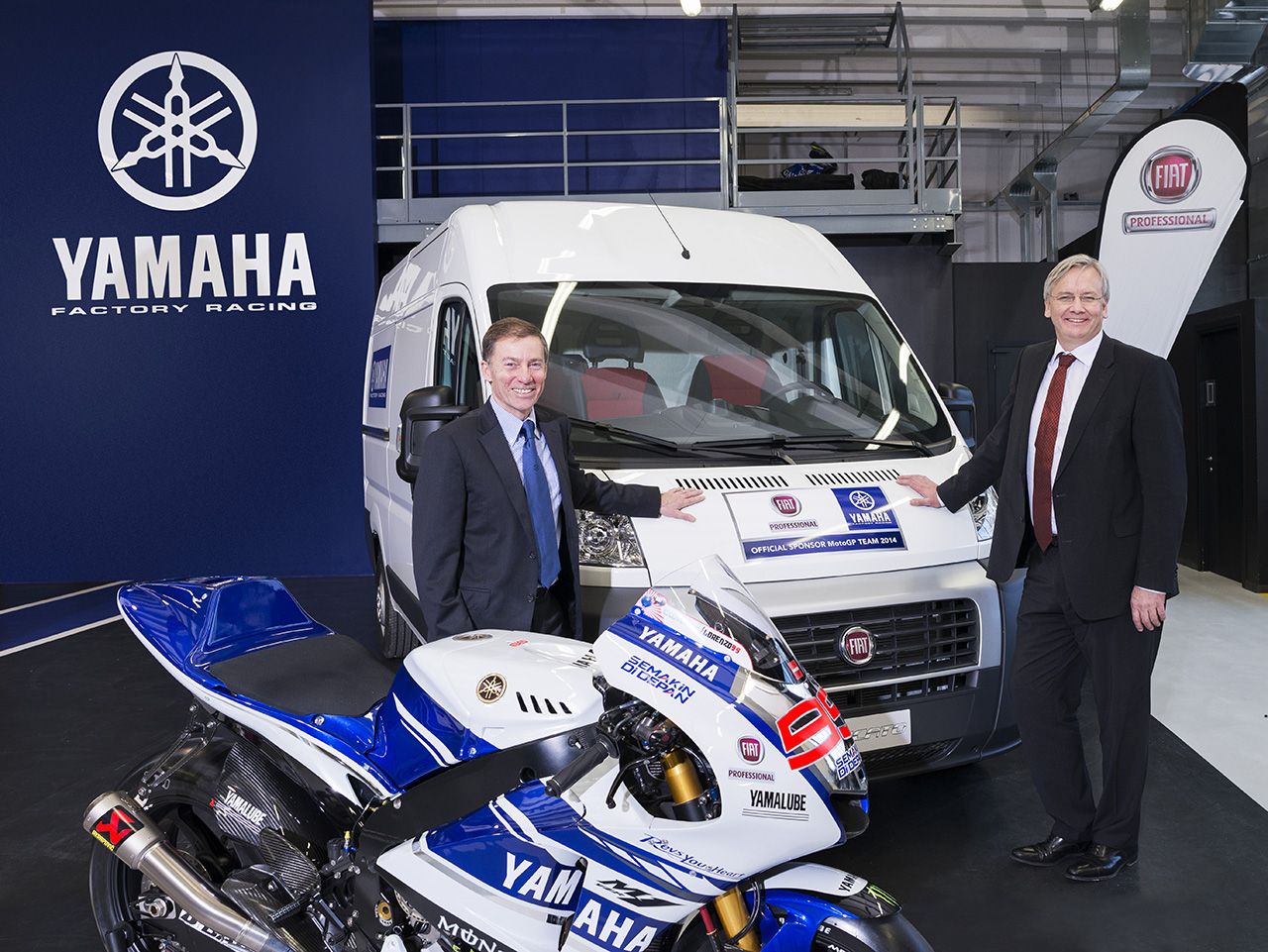 Fiat Professional con il Team Yamaha Factory Racing