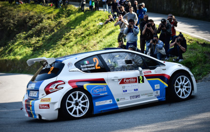 Rally del Ciocco: debutto e podio per la 208 T16