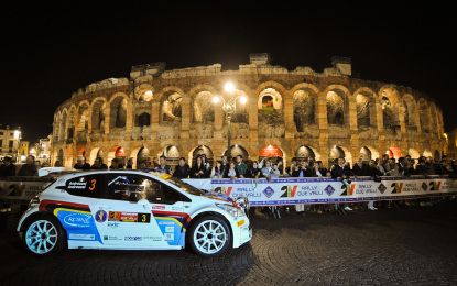 Andreucci e Peugeot 208 T16 Campioni italiani Rally 2014