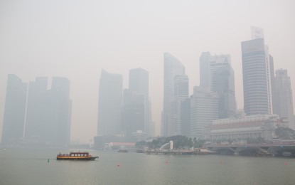 Singapore: giallo-inquinamento