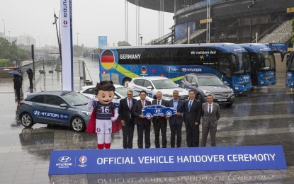 EURO 2016: Hyundai consegna oltre 350 veicoli