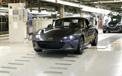Mazda inizia la produzione della MX-5 RF