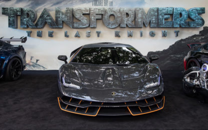 Lamborghini Centenario alla prima londinese di “Transformers”