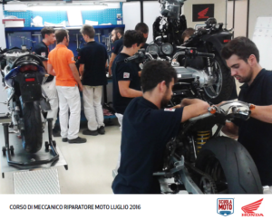 scuolamoto honda 