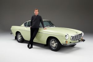 Håkan Samuelsson, President & CEO Volvo Car Group, with his 1967 Volvo 1800 S