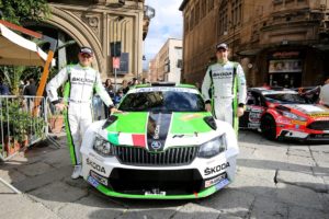 Umberto Scandola, Guido Damore (Skoda Fabia R5 #4, Daytona Race)