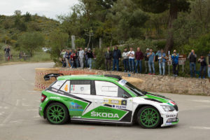 Umberto Scandola, Guido Damore (Skoda Fabia R5 #4, Daytona Race)