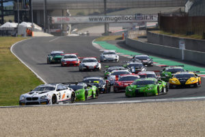 Partenza gara 1 GT mugello