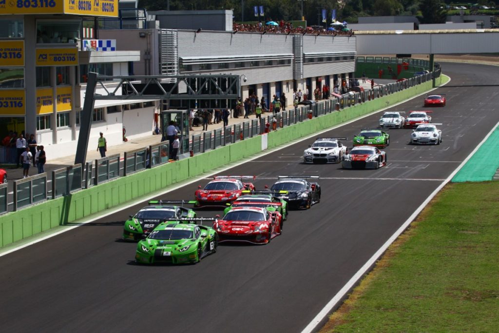 Partenza gara 2 lambo it GT