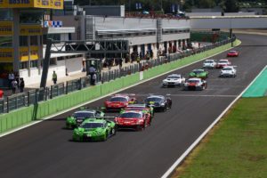 Partenza gara 2 lambo it GT