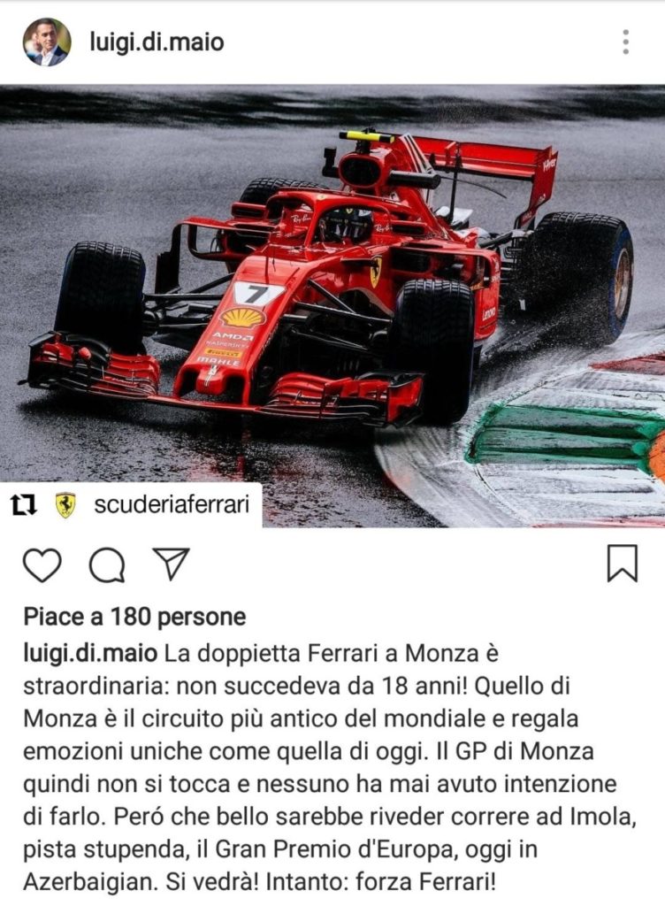 di maio monza imola