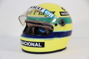 1985 Senna Helmet (worn)2