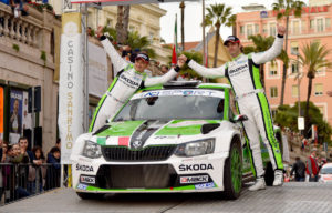 Umberto Scandola, Guido DAmore (Skoda Fabia R5 #6, Daytona Race)