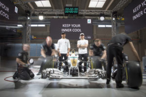 Lewis Hamilton & Valtteri Bottas Keep Their Inner Cool At The Launch Of PETRONAS Syntium Hybrid Performance Lubricants
