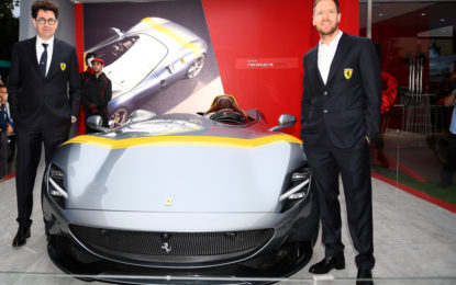 Binotto e Vettel per l’unveiling della Monza SP1 a Melbourne