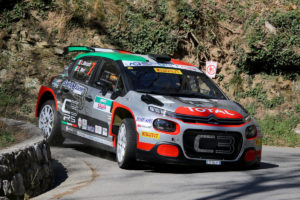 Luca Rossetti, Eleonora Mori (Citroen C3 R5 #7, FPF Sport)