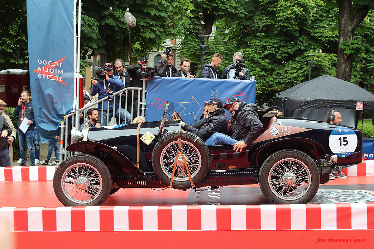 L’Autodromo di Monza alla 1000 Miglia con una Bugatti