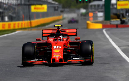 Canada: Ferrari davanti, Hamilton e Verstappen a muro nelle FP2