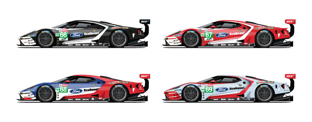 Ford GT – Le Mans 2019 livree