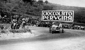 Museo Nicolis, Coppa della Perugina, Nuvolari sulla curva di Ferro di Cavallo