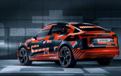 Audi e-tron Sportback: anteprima in diretta streaming