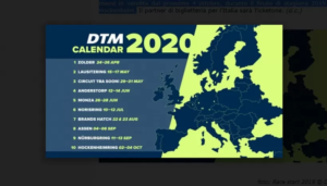 calendario DTM 2020