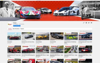 Partnership Ferrari-Motorsport Network per un canale ufficiale su Motorsport.tv