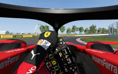Virtual Spanish GP: Leclerc secondo alle spalle di Russell