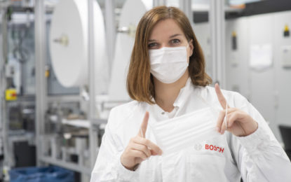 Coronavirus: Bosch avvia produzione di mascherine protettive, anche a Bari