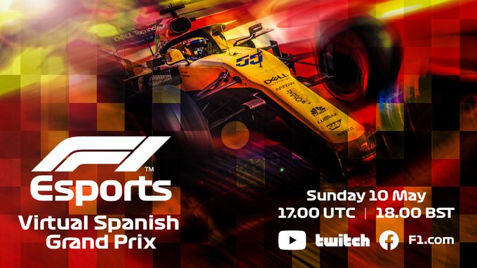 Domenica su Sky Sport F1 l’eSports Virtual GP di Spagna