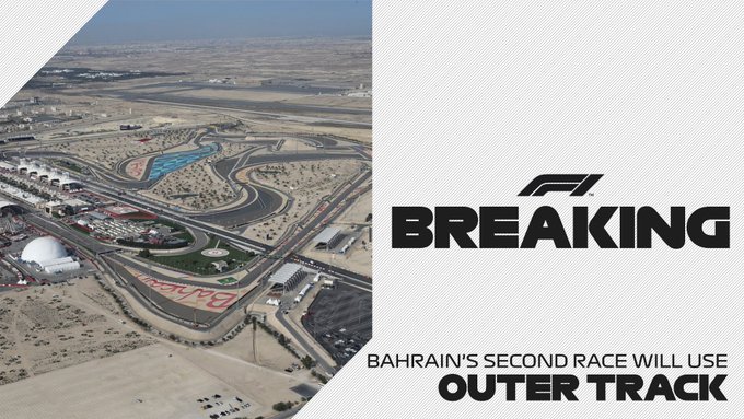 Bahrain: il Sakhir Grand Prix si correrà sulla “pista esterna”
