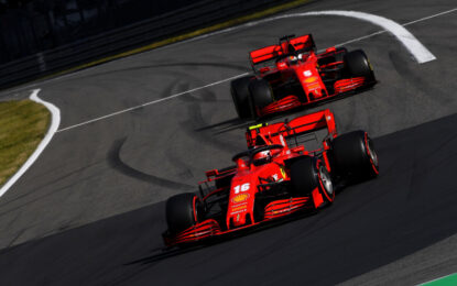 Eifel: dopo l’illusione delle qualifiche, Ferrari 7° e 11° in gara