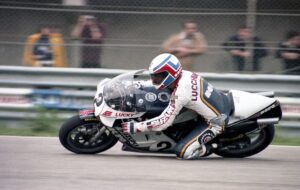 200 miglia 1981 Marco Lucchinelli Suzuki Team Gallina archivio Claudio Ghini