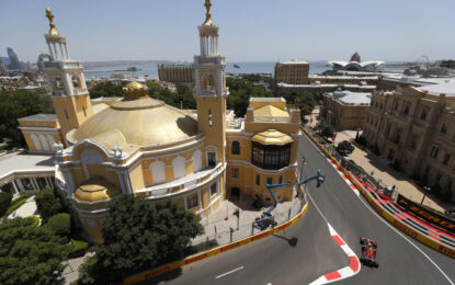 Baku: nelle libere Perez davanti a Verstappen e alle Ferrari