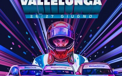 smart e-cup: lo stile di Kaneda per la gara a Vallelunga