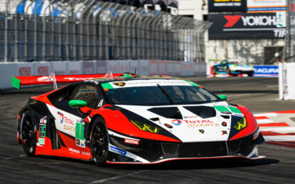 Lamborghini: prima vittoria 2021 nell’IMSA ma bene tutto il weekend