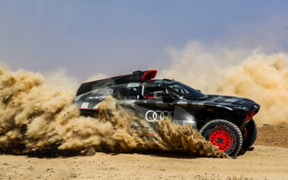 Audi RS Q e-tron: test in Marocco per il prototipo Dakar 2022