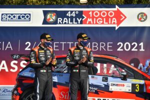 Crugnola Ometto Hyundai i20 N Rally2 1000 Miglia 2021 l