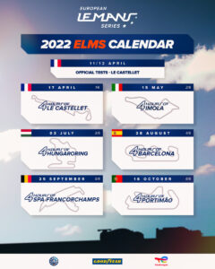 ELMS calendario 2022