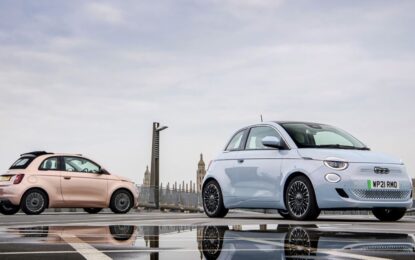 Nuova 500 “Small Car of the Year” ai News UK Motor Awards