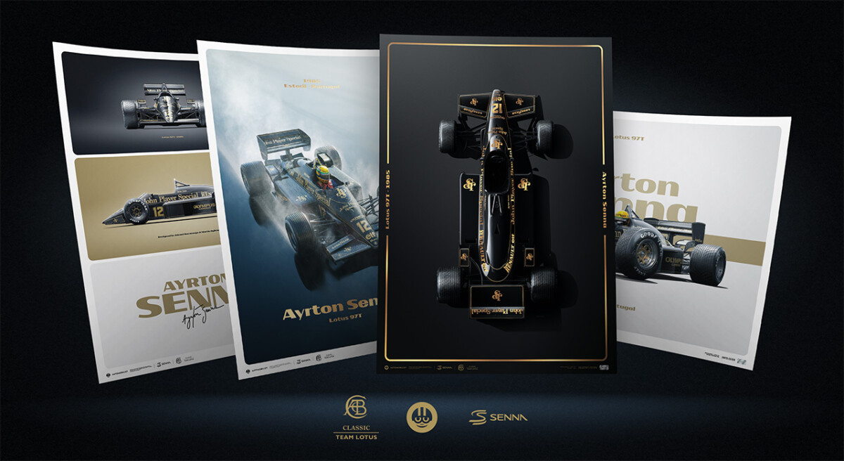 Da Automobilist quattro nuovi poster dedicati ad Ayrton Senna