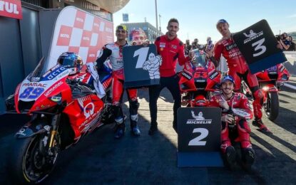 MotoGP: l’ultima pole 2021 è di Martin, davanti a Bagnaia e Miller