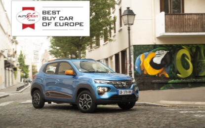 Dacia Spring eletta “THE BEST BUY CAR OF EUROPE 2022”
