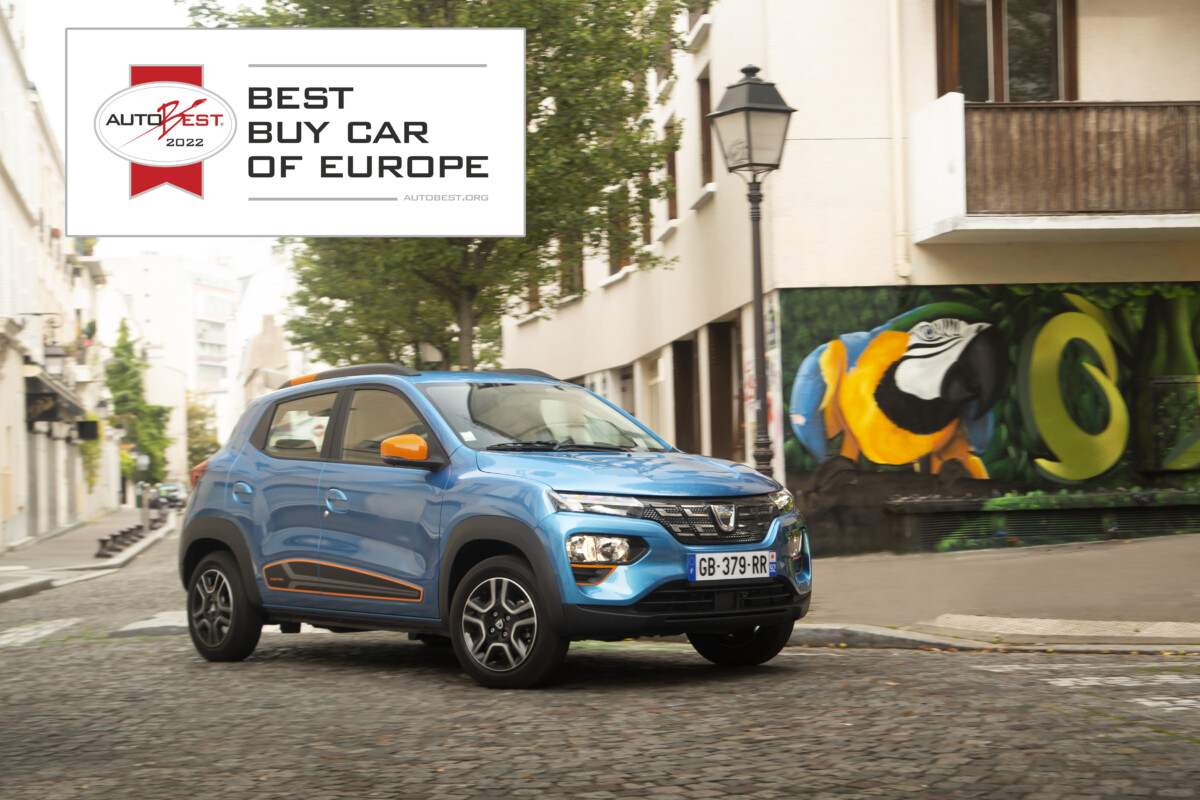 Dacia Spring eletta “THE BEST BUY CAR OF EUROPE 2022”