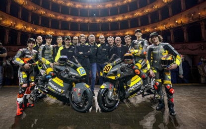 Al Teatro Rossini di Pesaro inizia il 2022 del Mooney VR46 Racing Team