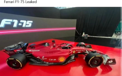 Alla vigilia del lancio, esce una foto della Ferrari F1-75. Ma sarà vera?