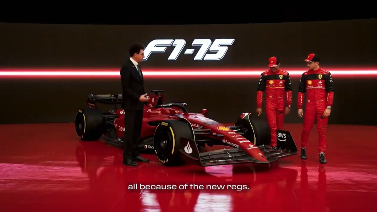 Ecco la Ferrari F1-75: innovativa e coraggiosa