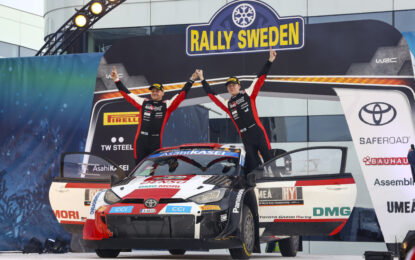 TOYOTA GAZOO Racing WRT: prima vittoria 2022 al Rally di Svezia